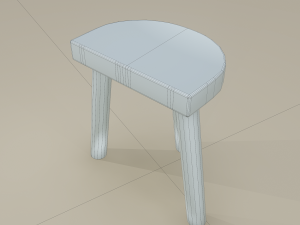 3 legged stool 3Dモデル