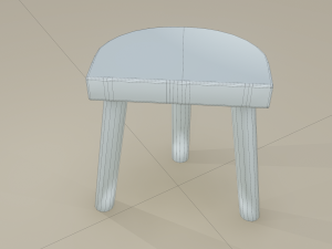 3 legged stool 3Dモデル