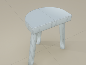 3 legged stool 3Dモデル