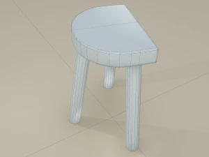 3 legged stool 3D Model