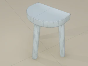 3 legged stool 3D Model