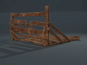 Wood arrangement 3D Model