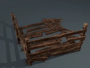 Wood arrangement 3D Model