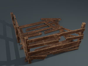 Wood arrangement 3D Model