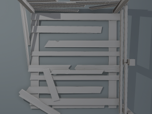 Wood arrangement 3D Model