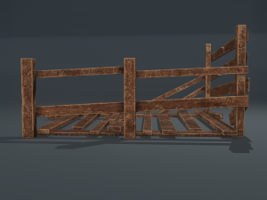 Wood arrangement 3D Model