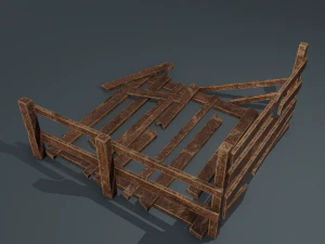 Wood arrangement 3D Model