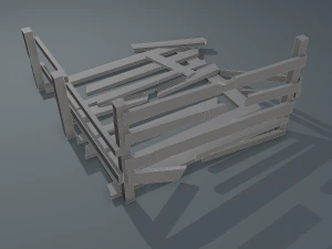 Wood arrangement 3D Model