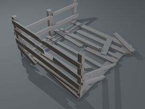 Wood arrangement 3D Model