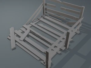 Wood arrangement 3D Model