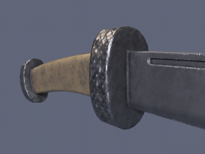 Bone knife Modello 3D