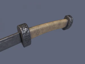 Bone knife 3D Model