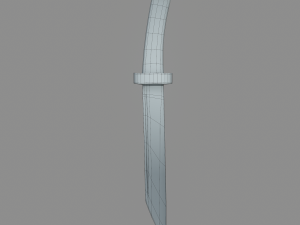 Bone knife Modello 3D