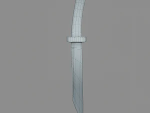Bone knife 3D Model
