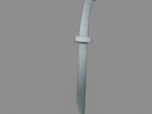 Bone knife Modello 3D