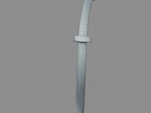 Bone knife 3D Model