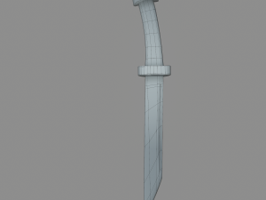 Bone knife Modello 3D