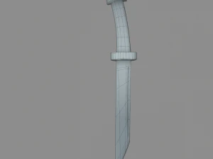 Bone knife 3D Model
