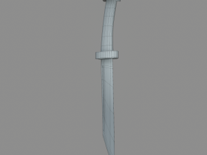 Bone knife Modello 3D