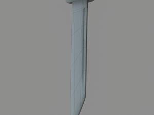 Bone knife Modello 3D