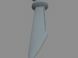 Bone knife Modello 3D