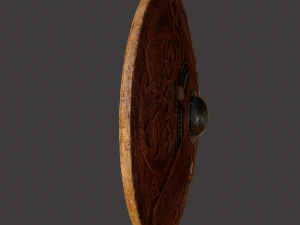 Viking serpent shield 3D Model