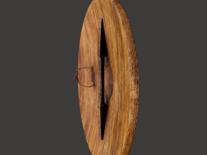 Viking serpent shield 3D Model