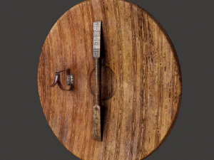 Viking serpent shield 3D Model