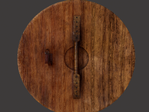 Viking serpent shield 3D Model