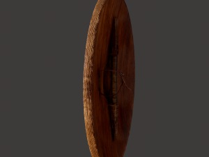 Viking serpent shield 3D Model
