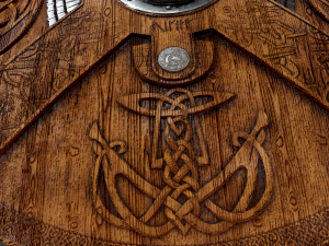 Viking serpent shield 3D Model