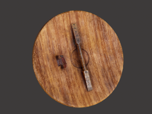 Viking serpent shield 3D Model