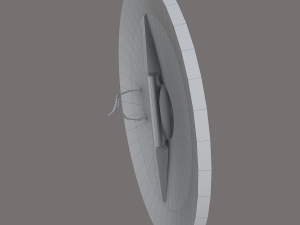 Viking serpent shield 3D Model
