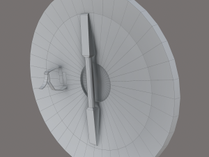 Viking serpent shield 3D Model