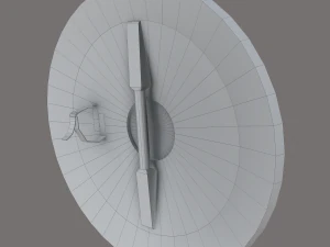 Viking serpent shield 3D Model