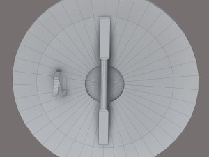 Viking serpent shield 3D Model