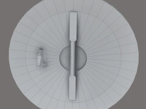 Viking serpent shield 3D Model