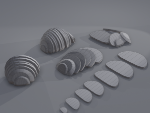 Medieval rye bread Modelo 3D