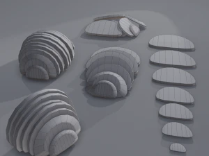 P&atilde;o de centeio medieval Modelo 3D