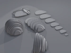 P&atilde;o de centeio medieval Modelo 3D