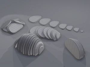 P&atilde;o de centeio medieval Modelo 3D