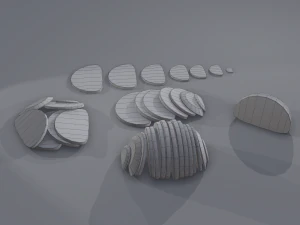 P&atilde;o de centeio medieval Modelo 3D