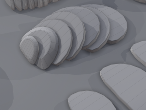 Medieval rye bread Modelo 3D