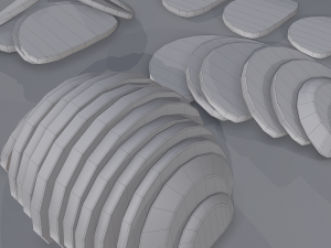 Medieval rye bread Modelo 3D