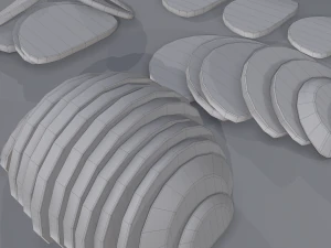 P&atilde;o de centeio medieval Modelo 3D