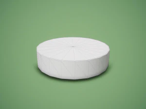 Bark bowl short 3D Model