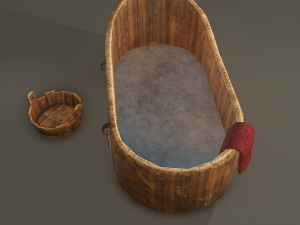 Medieval washtub 3D Модель