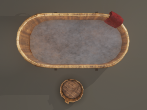 Medieval washtub 3D Модель