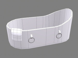 Medieval washtub 3D Модель