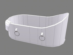 Medieval washtub 3D Модель